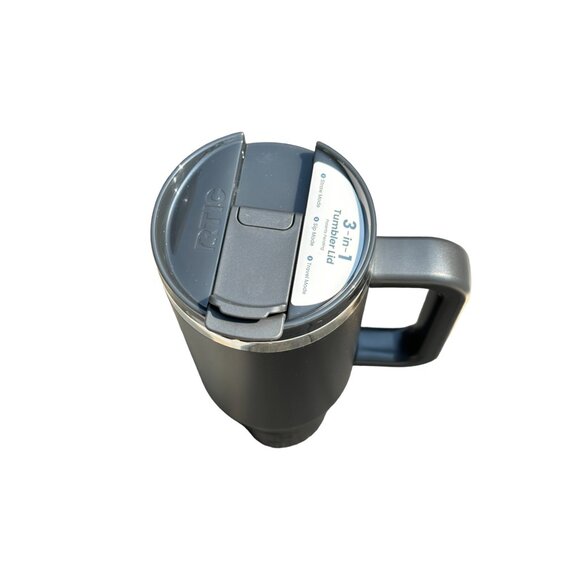 RTIC 40oz ROAD TRIP TUMBLER (CERAMIC LINING) - BLACK - Picture 3 of 3
